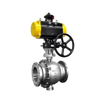 Katup Bola Terpasang Trunnion Pneumatik